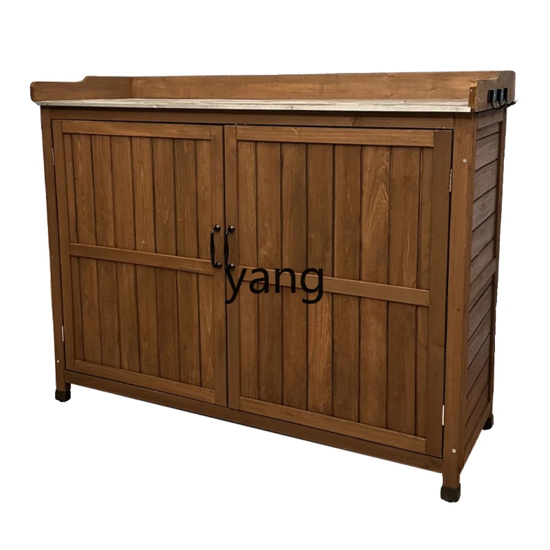 LHK outdoor storage multi-layer storage utility cabinet garden tool room balcony cabinet