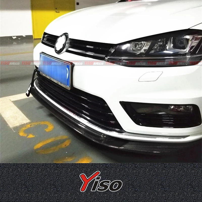مناسبة لـ GOLF 7 R GTI Rline سبويلر أمامي معدل للتدوير GOLF 7 R Rline ألياف الكربون Reife طقم هوائي للشفاه الأمامية