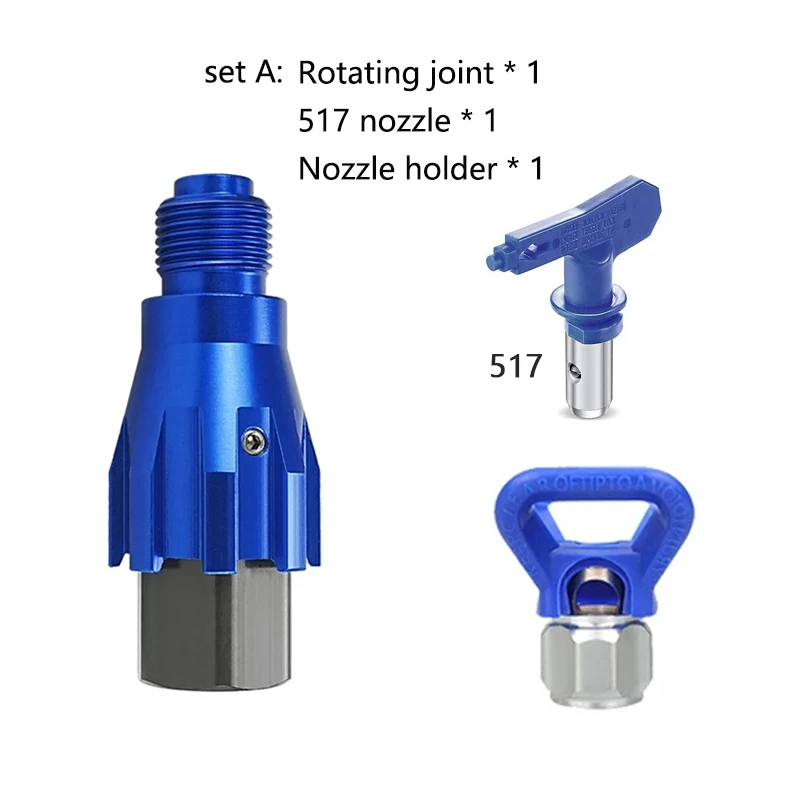 Airless Paint Spray Gun 360 Degree Fan Pivot Rotation Universal Adapter Airless Spray Gun Accessory