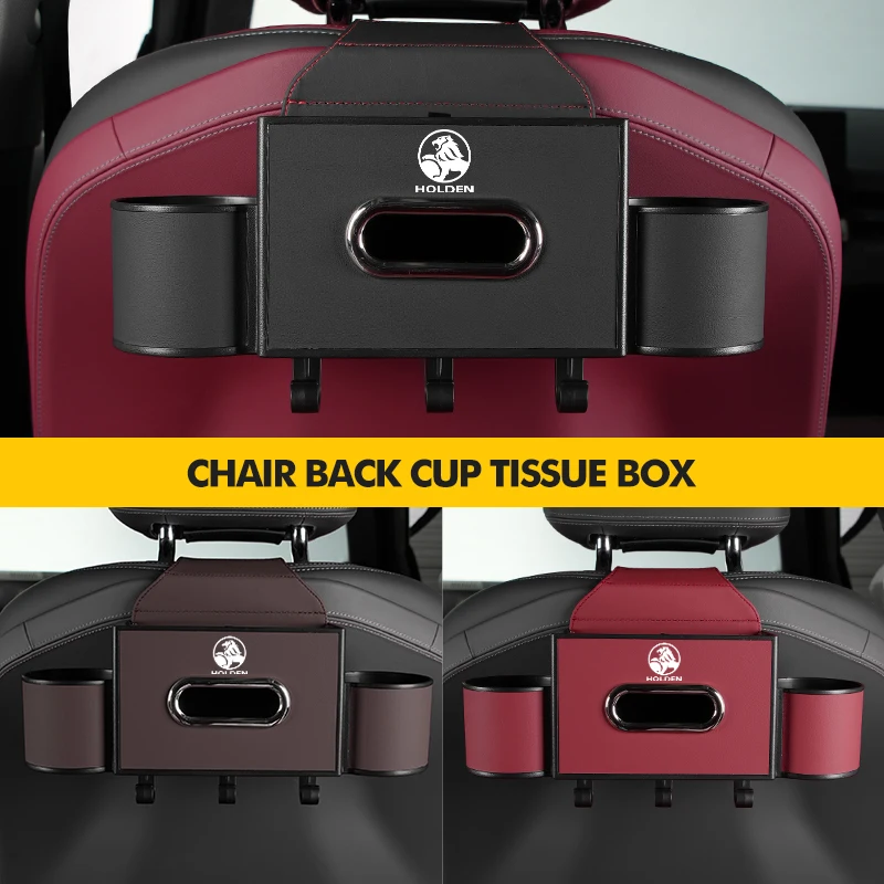 Ящик для хранения на спинку автомобильного сиденья, автомобильный крючок, держатель для стакана с водой, коробка для салфеток для Holden Astra Commodore Monaro Trailblazer Colorado