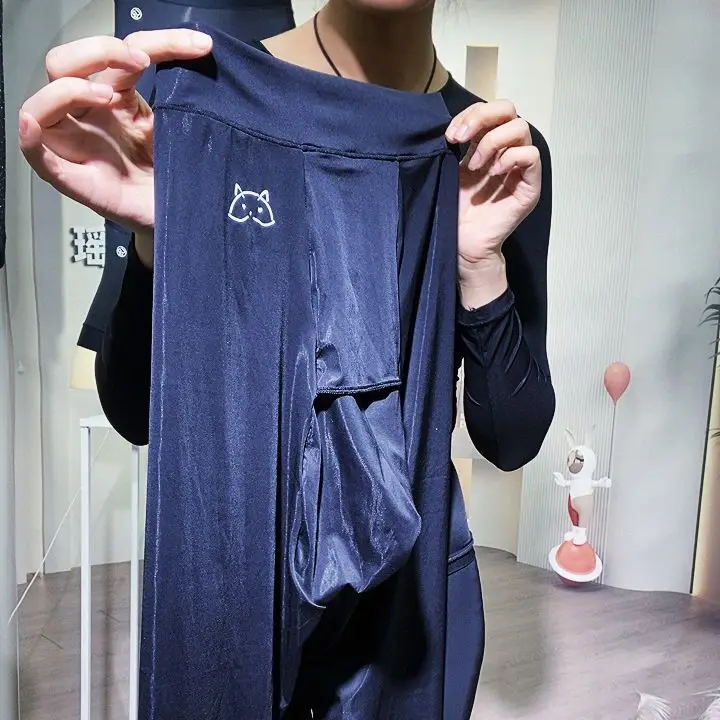 Summer Sexy Mens Transparent Ice Silk Ultra-thin Leggings Tight Top Pants Underwears