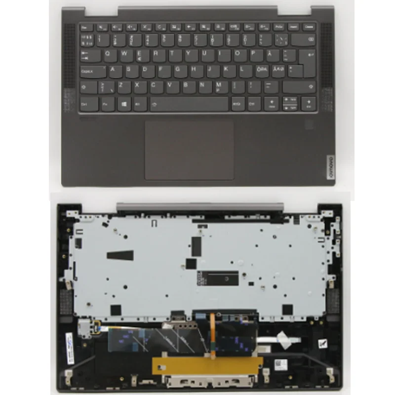 

New for Lenovo Yoga C740-14IML FYG41 Laptop Parts Replacement Palmrest Upper Case LOG UP ASSY FPR IRON GREY-ND MICA-LA MICA-USA