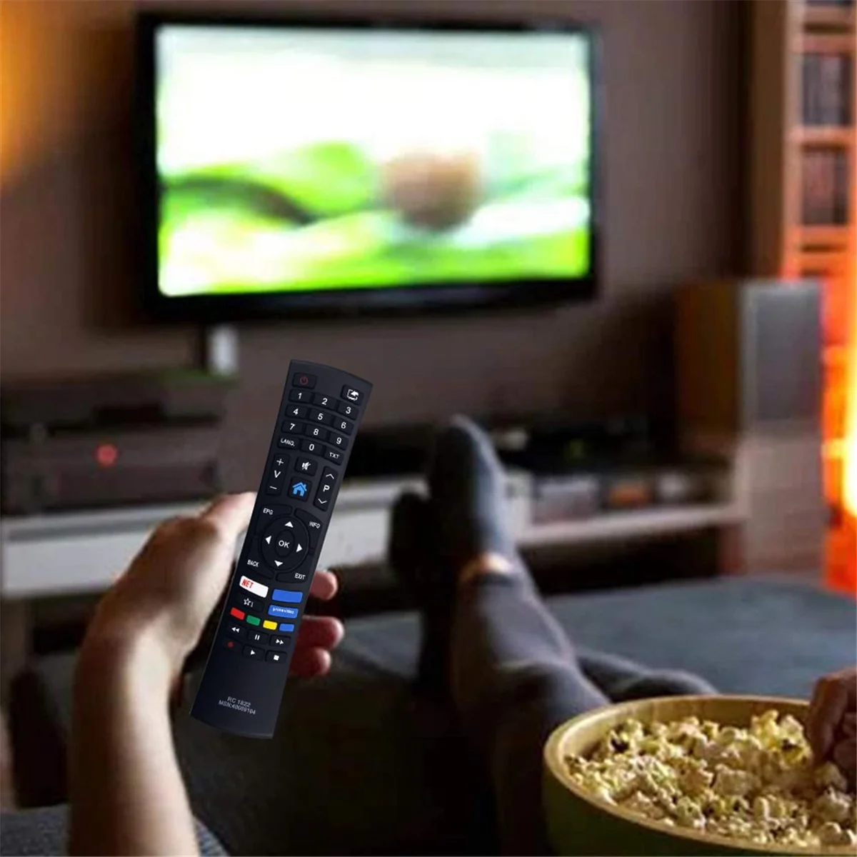 ABAN RC1822 Remplacer la télécommande pour la télécommande Bush TV