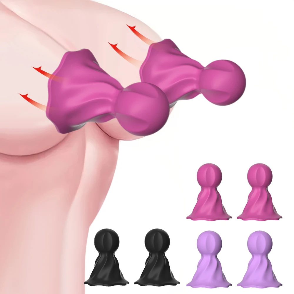 سيليكون مضخة الثدي مدلك الثدي الحلمة المشبك تحفيز الكبار المنتجات الجنسية زوجين يمزح الجنس لعب للنساء مثلي الجنس BDSM #4