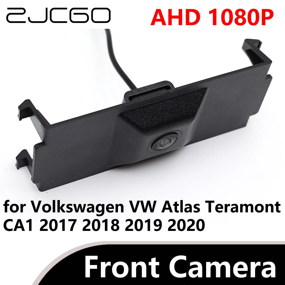 

ZJCGO AHD 1080P CVBS 480P 170° Car Parking LOGO Front View Camera for Volkswagen VW Atlas Teramont CA1 2017 2018 2019 2020