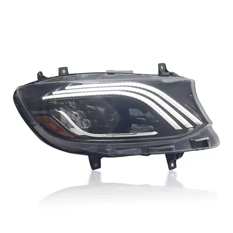 Car Lights for Sprinter 2018-2023 W907 LED Auto Headlight Assembly Upgrade Dynamic Meteor Shower Design Accessories