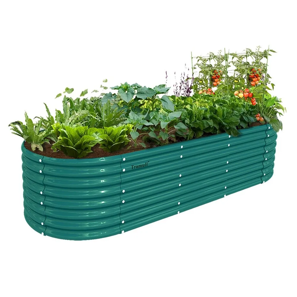 8x3x2ft Galvanized Raised Garden Bed 24
