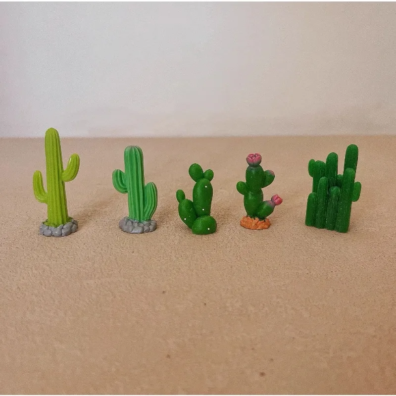 Emulation Miniature Plant Mini Cactus Micro Scene Sand Table Shooting Model Props Decoration Ornaments