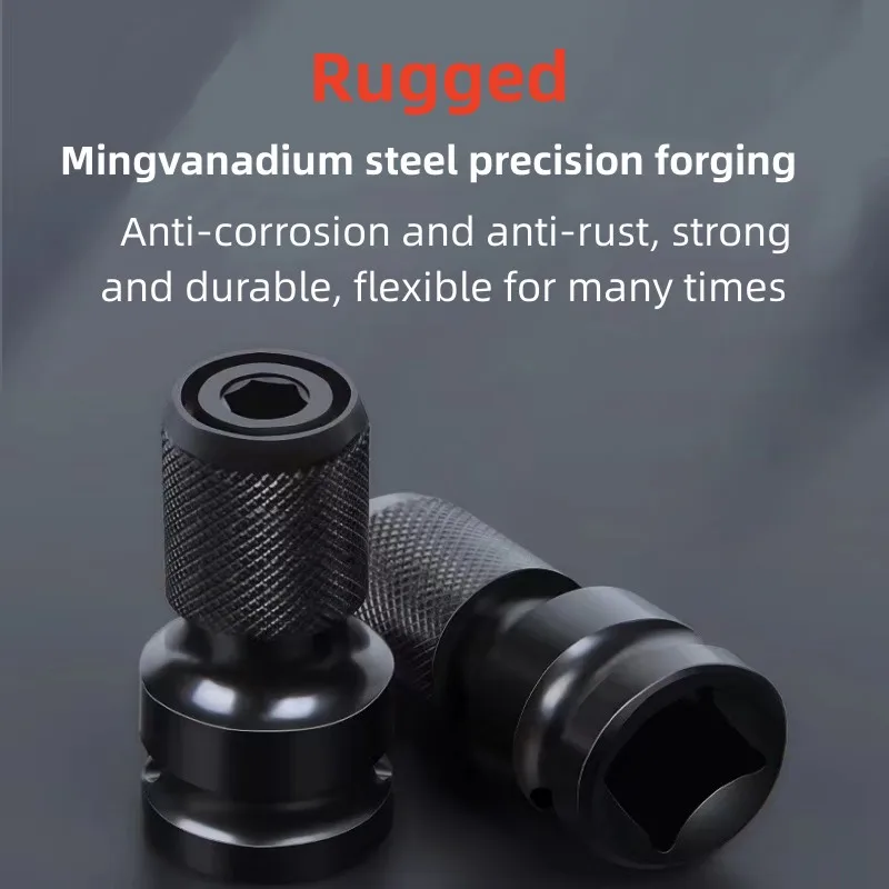 Universele Adaptieve Wrench Adapter Socket Ratel Momentsleutel Adapter 1/2 Inch Vierkante Tot 1/4 Inch Hex Ratel Socket Converter