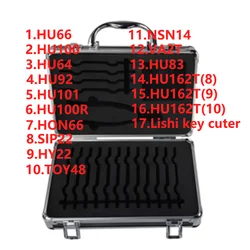Original 16Pcs/lot 2 in 1 LiShi tool 2in1 HU66 HU92 HU100 HU101 HU100R HU64 HON66 HY22 SIP22 TOY48 VA2T HU83 NSN14 HU162T(8)