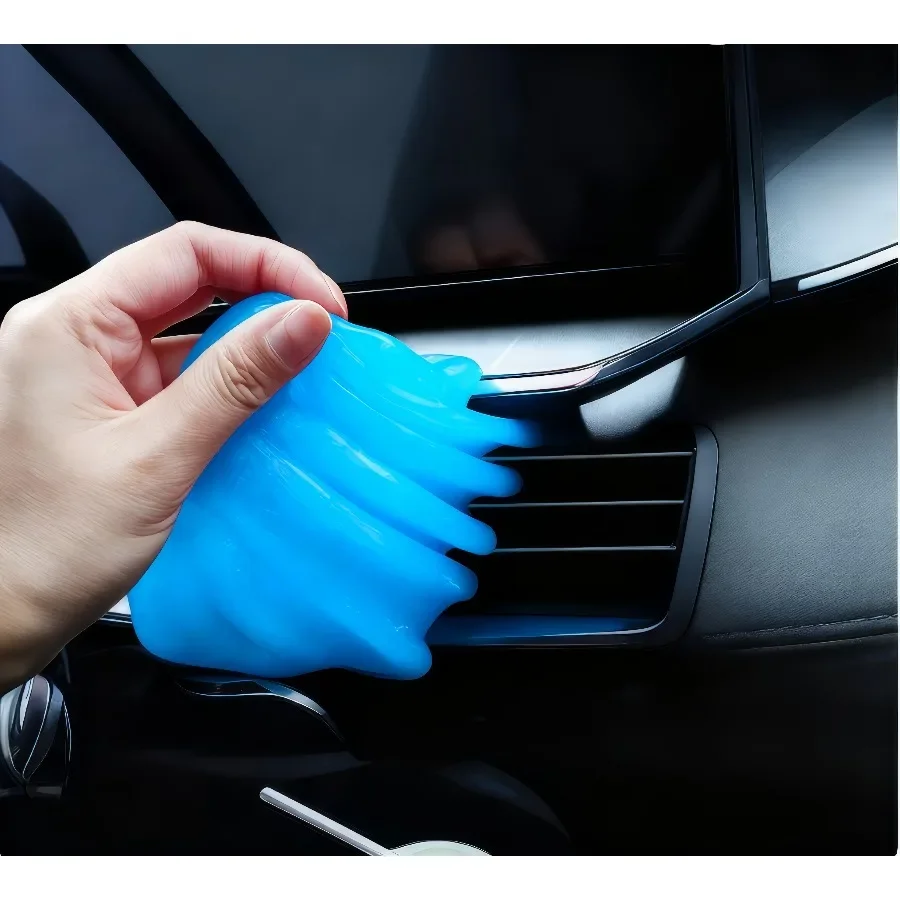 

1 шт. многоразовая синяя чистящая паста, практичная и портативная, для клавиатур, салонов автомобилей и аксессуаров для чистки автомобилей