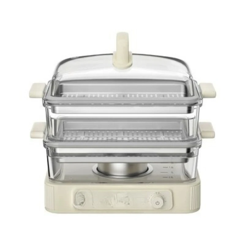 

Household multi-functional reservation three-layer cooking