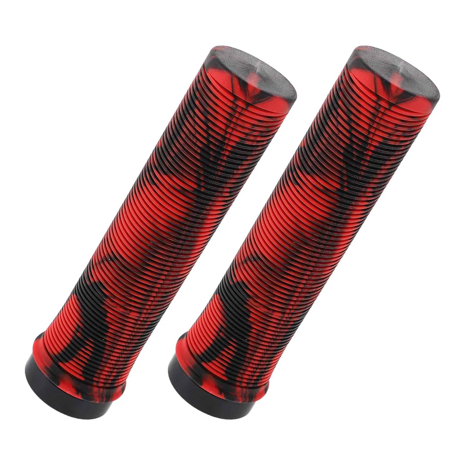 

2Pcs Folding Bike Handlebar Grips Locking Non-Slip Rubber Mountain Bike Grip Covers Outdoor Cycling Handle Accessories