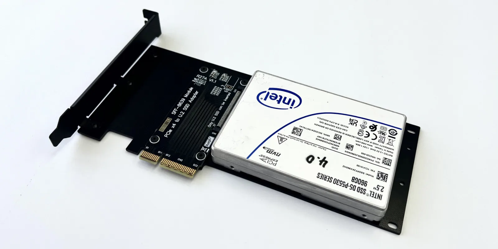 ADT PCIe 5.0 X4 zu U.2 SFF-8639 / U.3 SFF-TA-1001 / E1.S E3.S SFF-TA-1002 Adapterkarte PCI-E Gen5 X4 zu U.2 U.3 SSD-Erweiterung – Detail 6