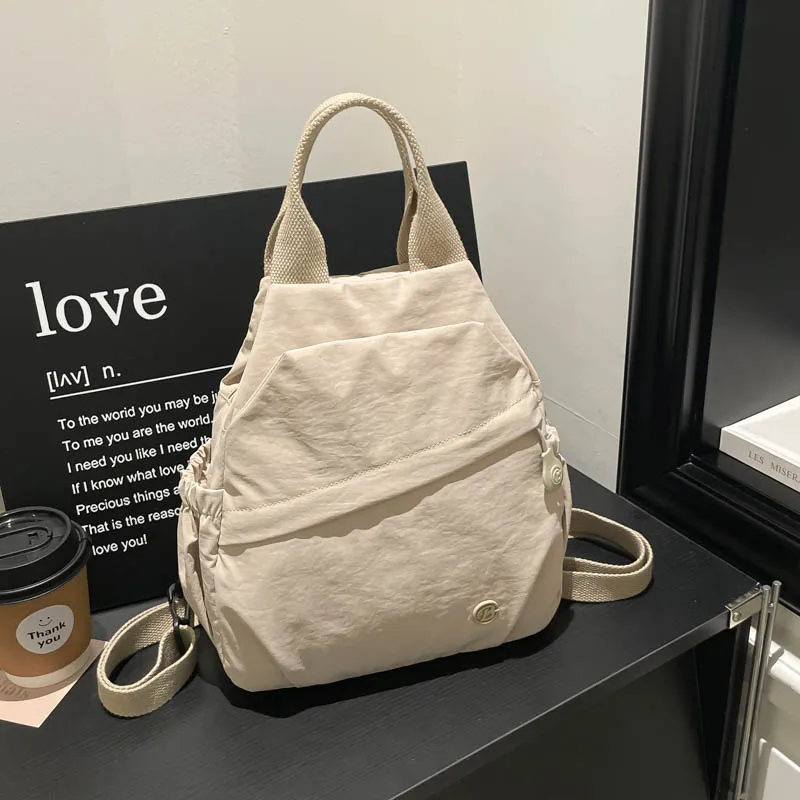 

Fashion Casual Oxford Cloth Backpack Men Women Water Resistant Lightweight Travel Daypack Large Capacity Shoulder Bag Crossbody