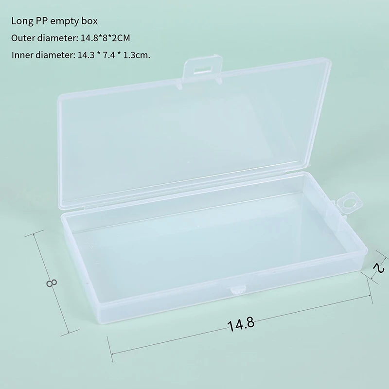 2 Stück Transparente Aufbewahrungsboxen Aus PP-Kunststoff Mit Deckel – Stapelbar, Für Fotos, Postkarten, Schmuck & Kleine Gegenstände, 19 X 11,5 X 3 Cm