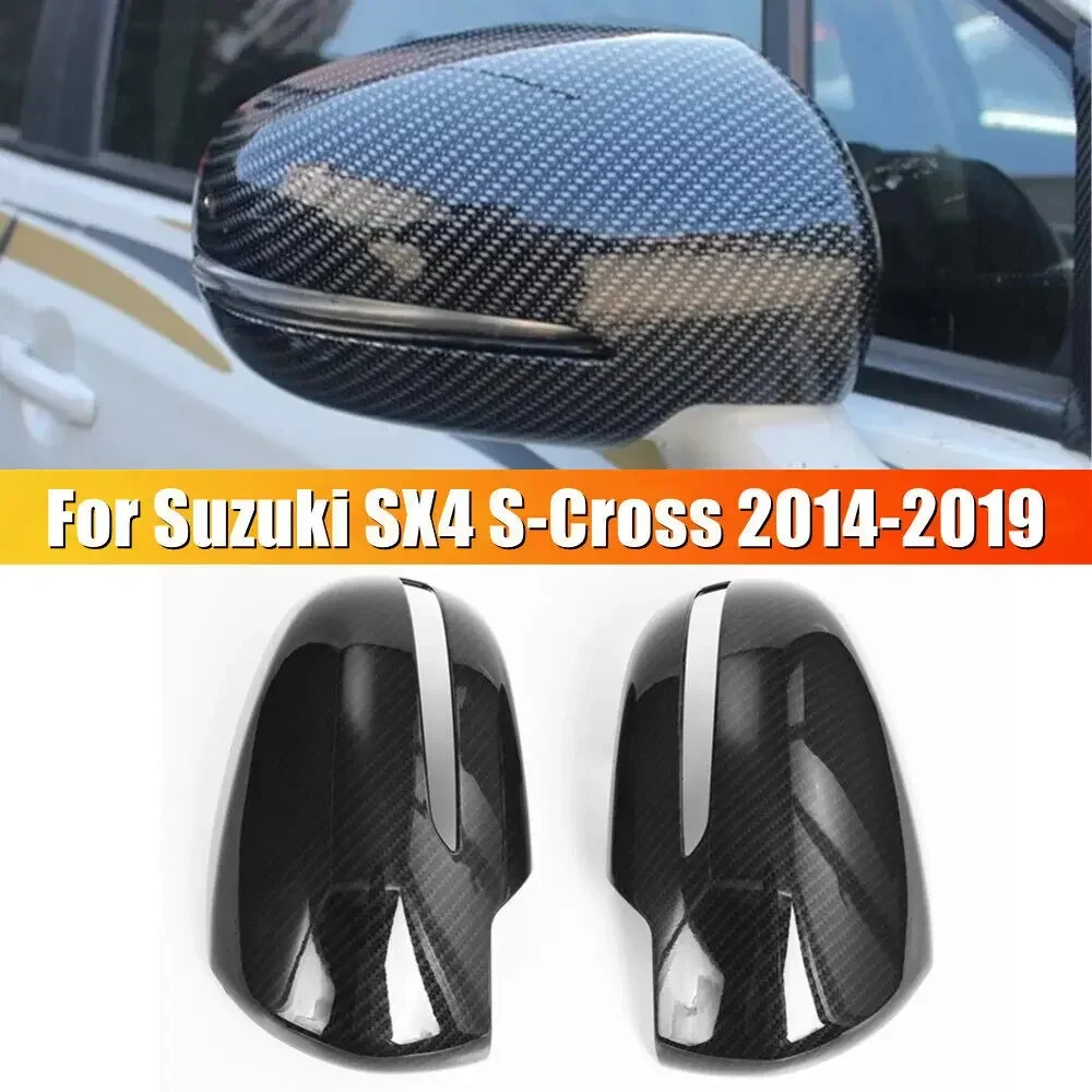 

For Suzuki SX4 S-Cross 2015-2019 Vitara 2015-2021 Rearview Mirror Cover Body Kit Accessories