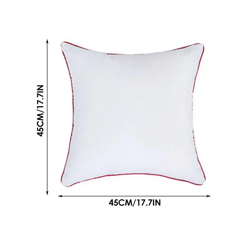 Inserto de almohada, núcleo de almohada, cojín Lumbar de algodón, almohada central, insertos de almohada decorativos cuadrados de 18X18 pulgadas para el hogar