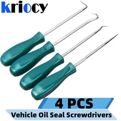 4Pcs 135mm Car Auto Vehicle Oil Seal Screwdrivers Set O-Ring Seal Gasket Puller Remover Pick Hooks Tools Car Repair Tools