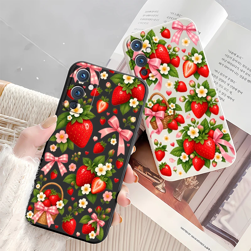 Strawberry Flower Pattern Phon - Phone Cases Oneplus 评论和价格