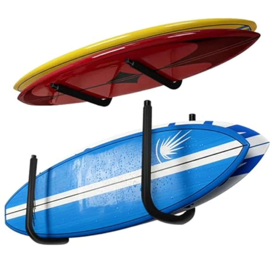 

SUP Paddleboard Storage Rack, Surfboard Wall Mount and Kayak Rack for Garage Ceiling Wall Storage, Heavy-Duty Indoor Board Padd