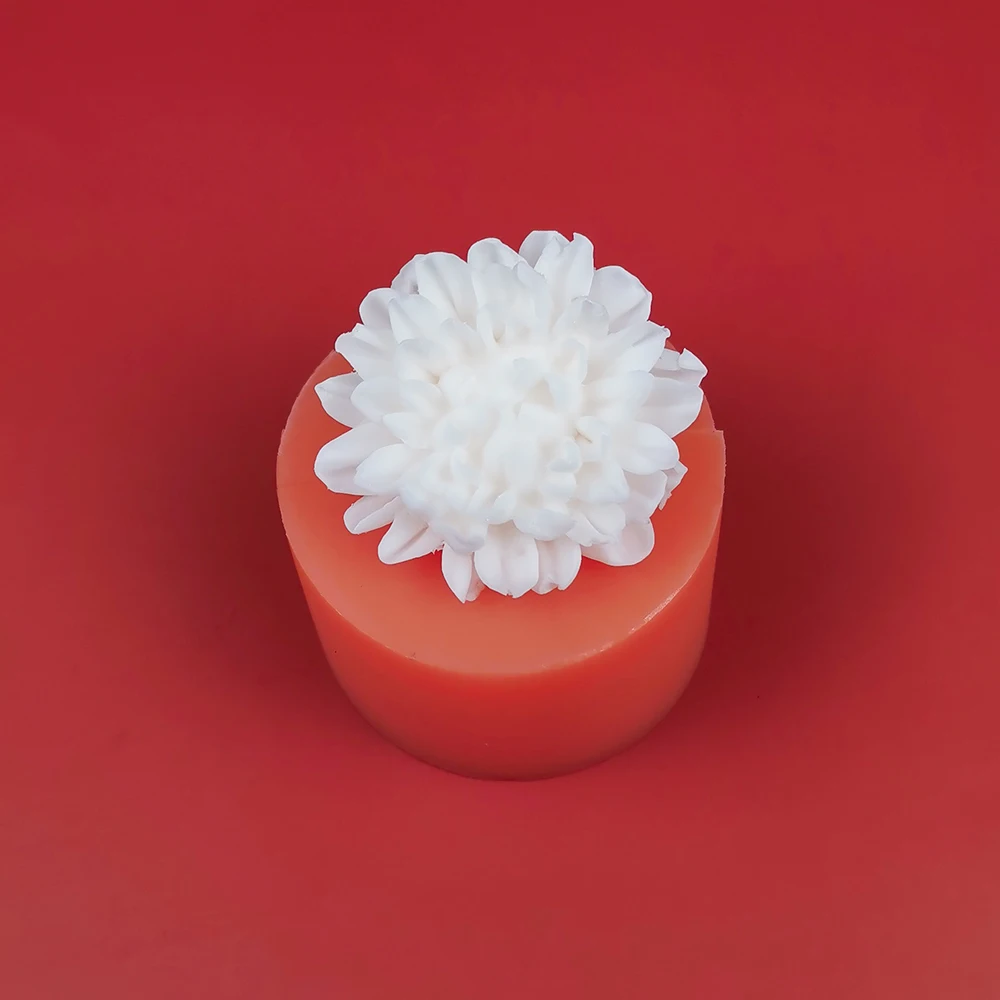 PRZY Bouquet Flower Mold Silicone Chrysanthemum, Cosmos, Orchid Flower Decoration Plant Soap Molds Flower Ball Candle Moulds Mak