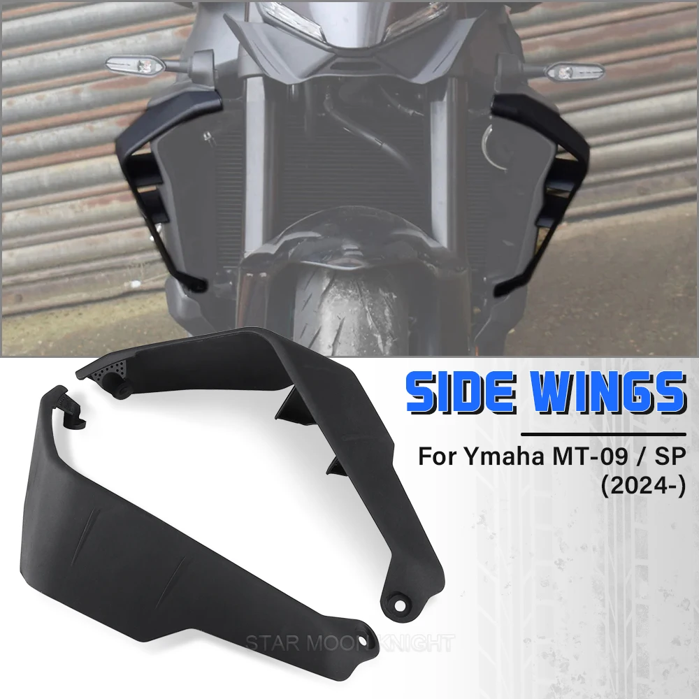 

Motorcycle Sport Downforce Naked Side Spoilers Aerodynamic Wing Deflector For YAMAHA MT09 MT 09 MT-09 SP 2024- Accessories