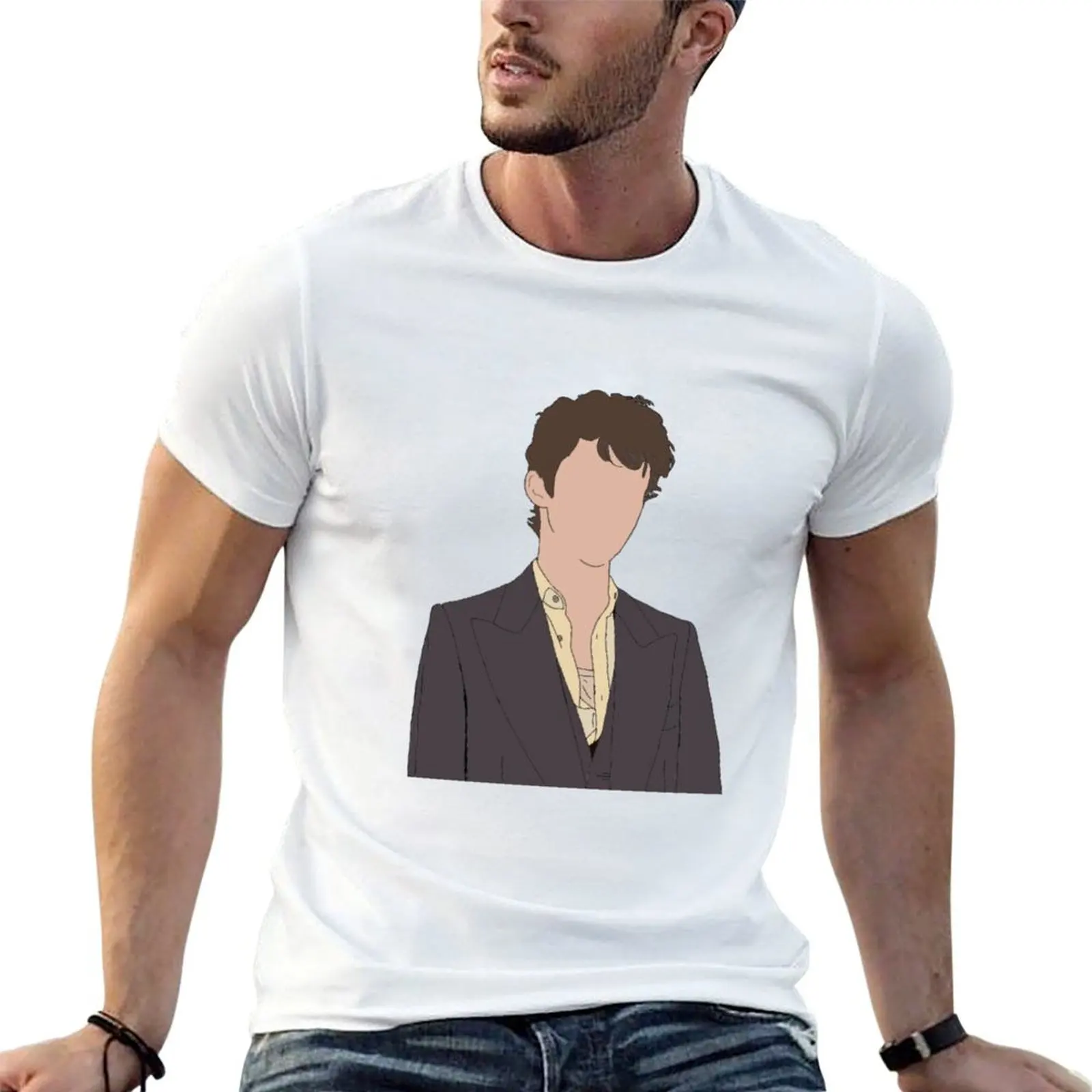 

Troye Sivan Illustration T-Shirt t shirts for man pack white essential t shirt T-Shirt