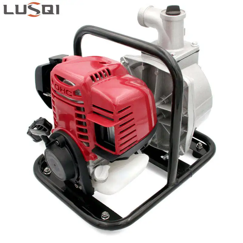 

LUSQI GX35 Gasoline Small Water Pump 1'' 4 Stroke Single Cylinder Petrol Engine For Field Irrigation Garden Watering 35.8CC1.2HP