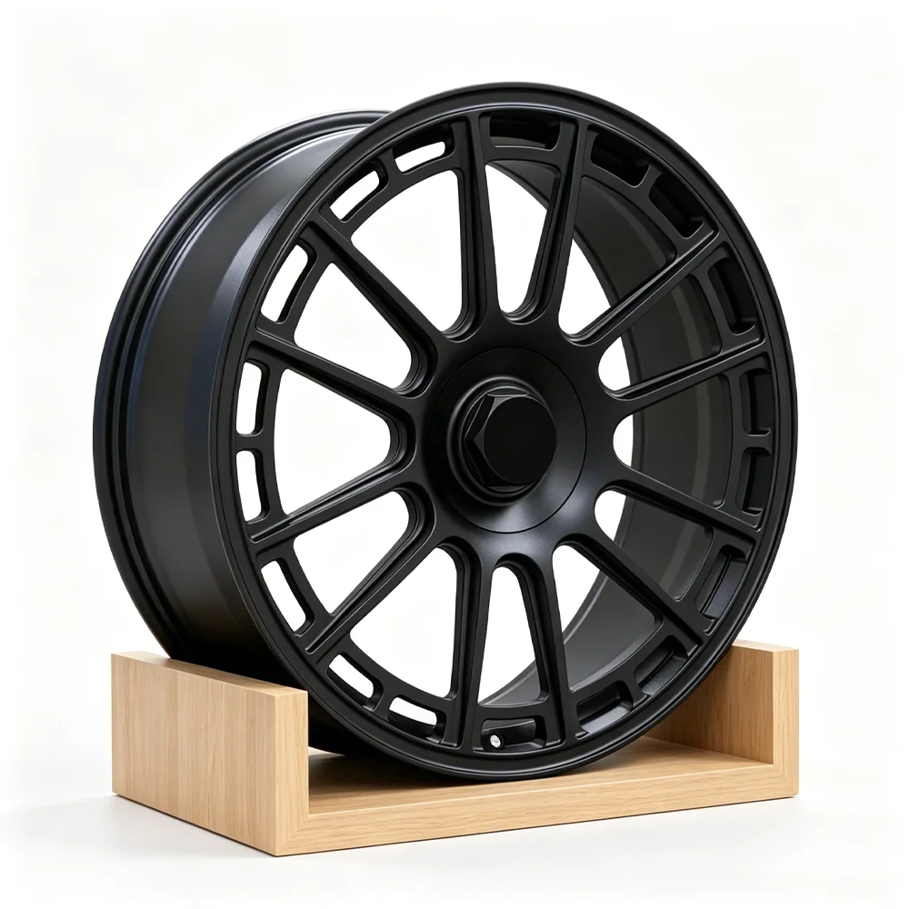 

Matte Black Custom Forged Monoblock Wheels 15-26 Inch Rim for Mercedes Luxury Chevy Corvette C7 C8