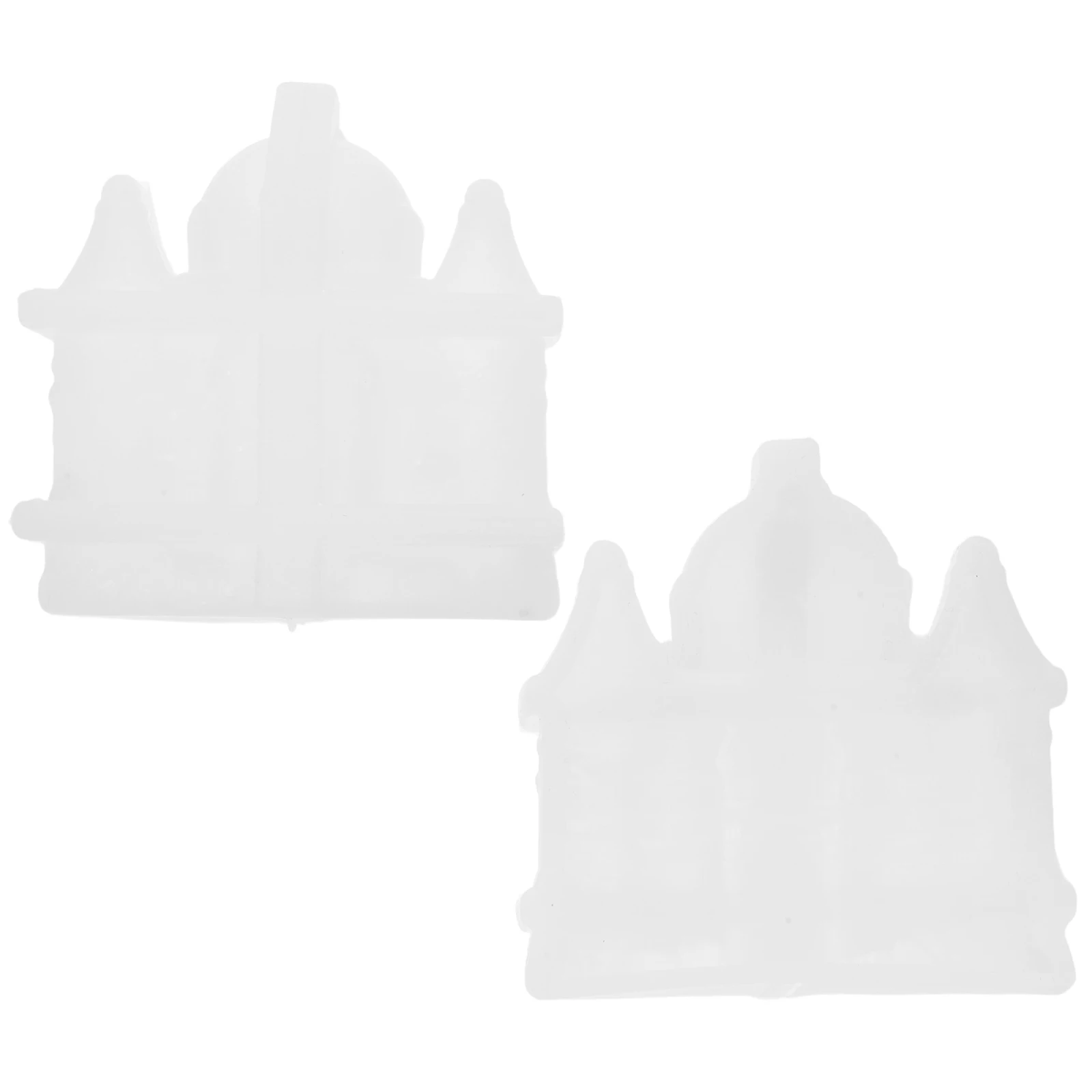 

2 Pcs Scented Mold Making Castle Manual Aromatherapy for Wax Crafting Moulds