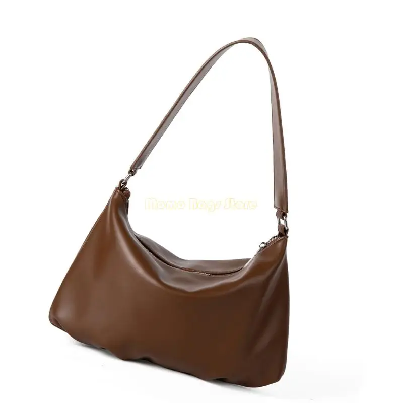 X90D حقيبة يد كورية ناعمة من البولي يوريثان تحت الإبط، حقيبة يد رفيعة دائمة للنساء