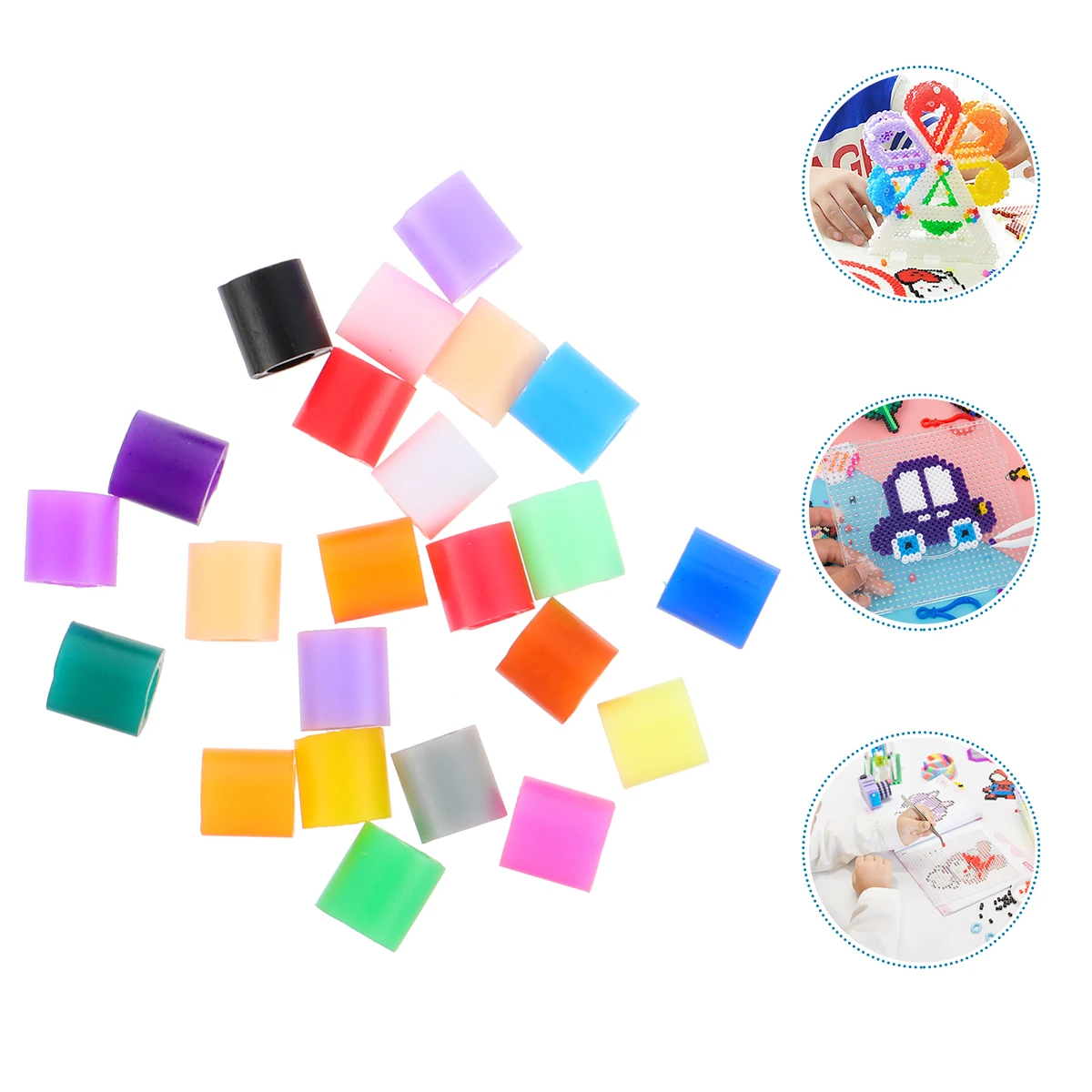 

DIY Fuse Beads Puzzle Set Cool Gift Kids Adults Educational Toys Art Crafts Various Colors Environment Friendly Plastic Logical
