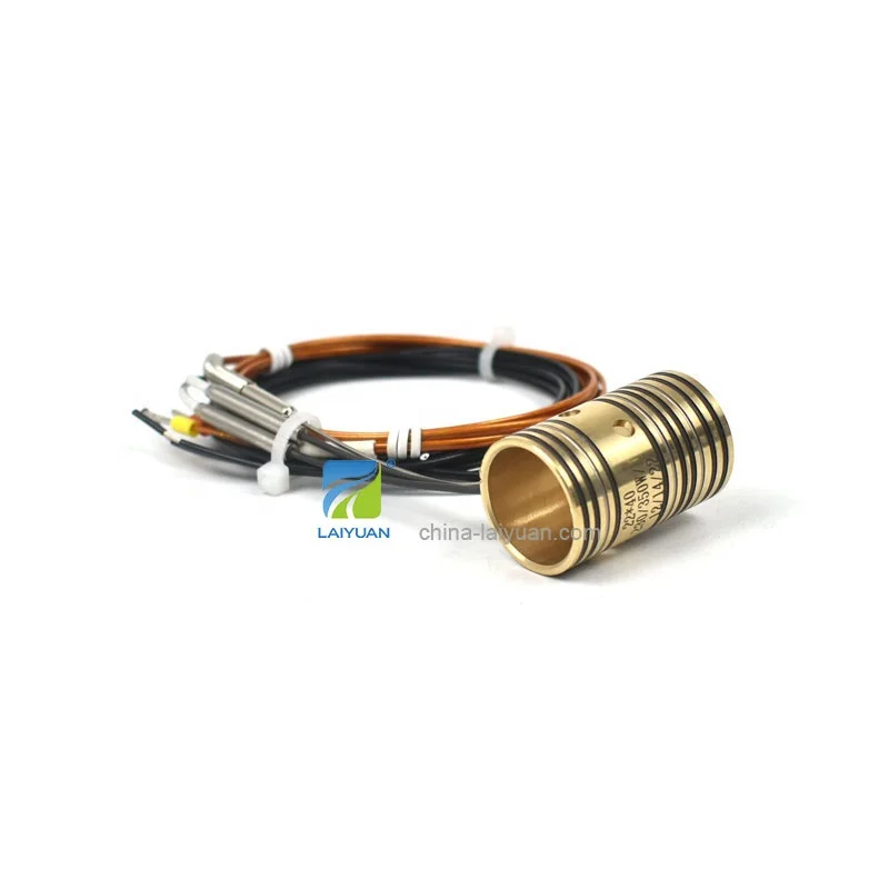 Laiyuan Inner Dia 22mm Industrial Brass Coil Heater 230v 350w Hot Runner Coil Heater With Thermocouple J