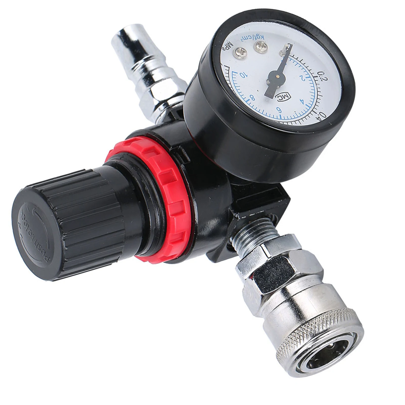 Professional Air Pressure Regulator Diaphragm Control Precision Adjustable 0-145PSI Spray Gun Tool for Auto Body Paint