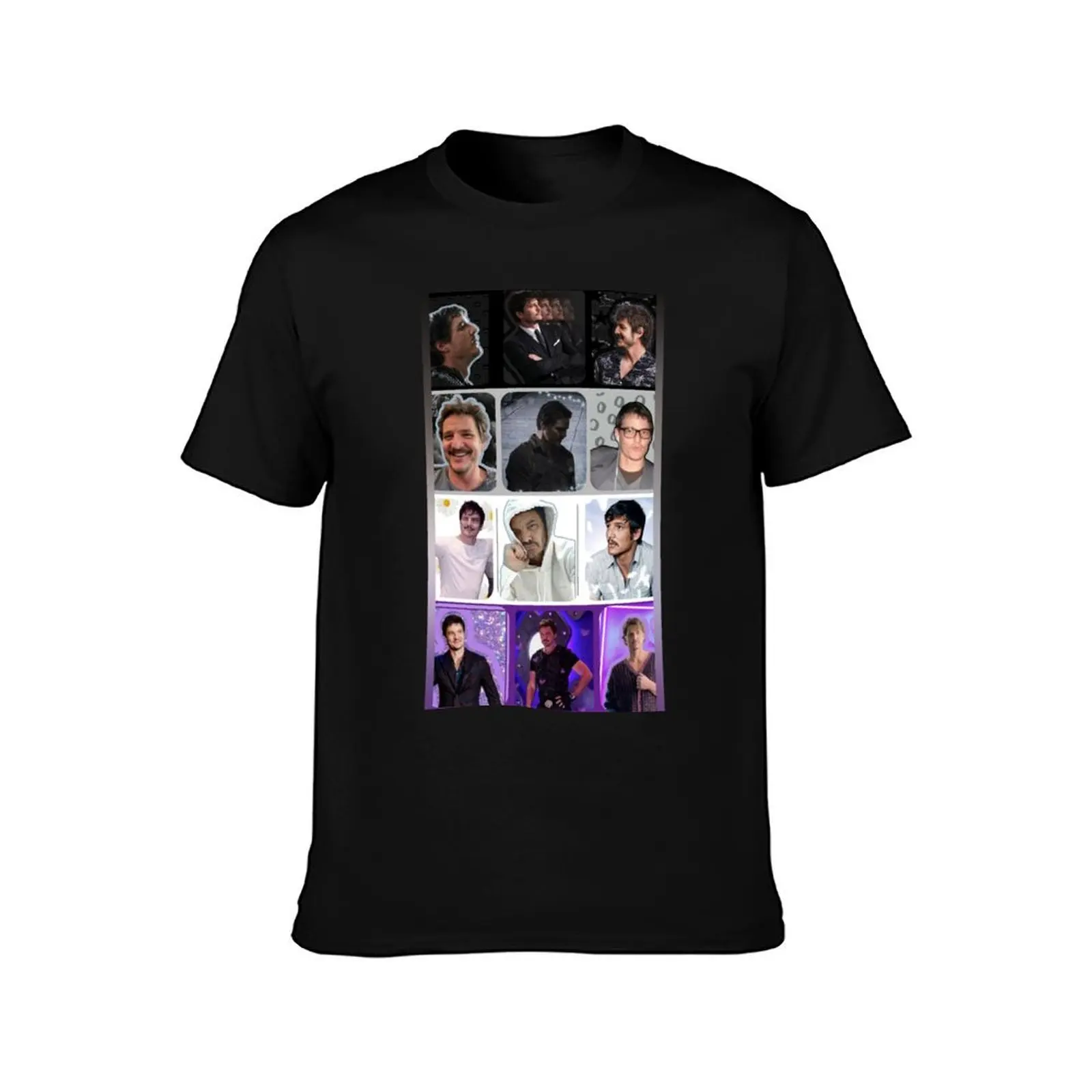 Pedro Pascal as the Asexual Pride Flag T-Shirt t shirt for man T-Shirt