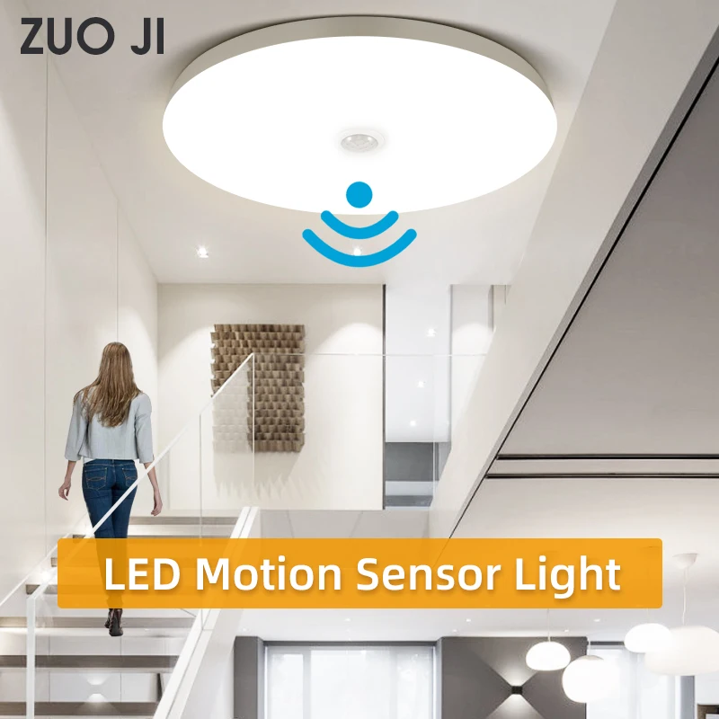 

Ceiling Lamp Motion Sensor Light AC85-265V Led Light 12W 18W PIR Night Light for Corridor Bedroom Stairs Lighting Ceiling Light