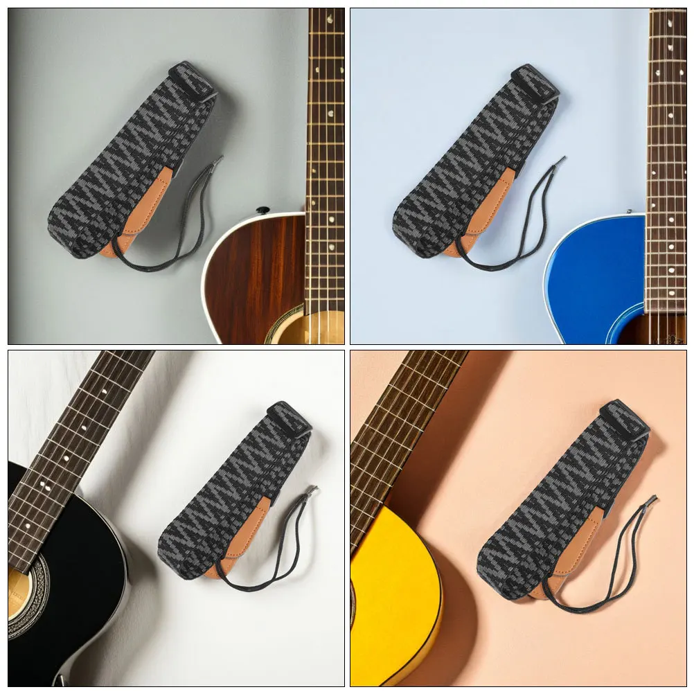 

2Pcs Ukulele Strap Comfortable Adjustable Nylon Shoulder Strap Durable Lightweight for Kids Adults Decorative Style
