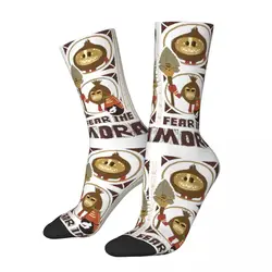 Retro Moana Fear The Kakamora Tiki Style Group Portrait Basketball Socks Polyester Middle Tube Socks for Women Men