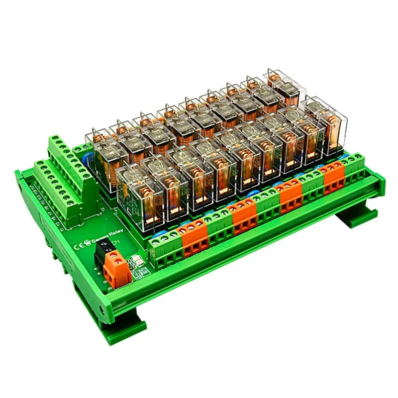 High quality sanwo 18-channel relay module G2R-1-E 8-pin 12v/24v relay pluggable NPN and PNP universal