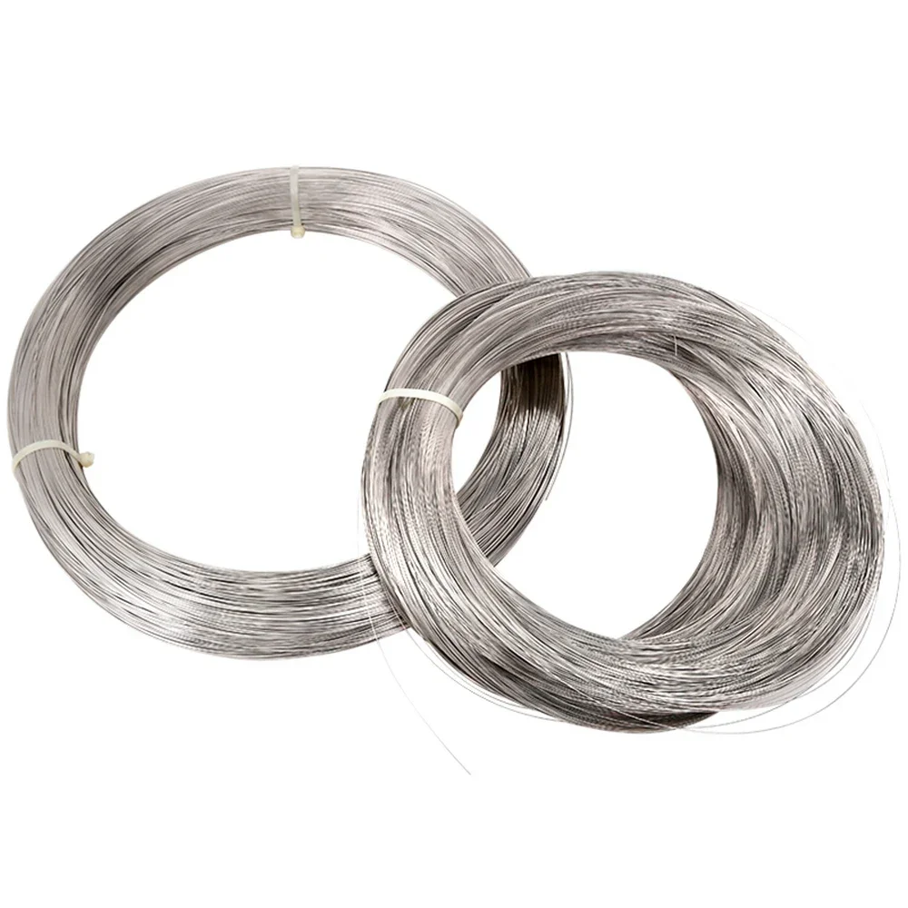 1PCS 10M Stainless Steel Spring Wires Hard Wire Rope Single Full Hard Wire 0.3-3MM Spring