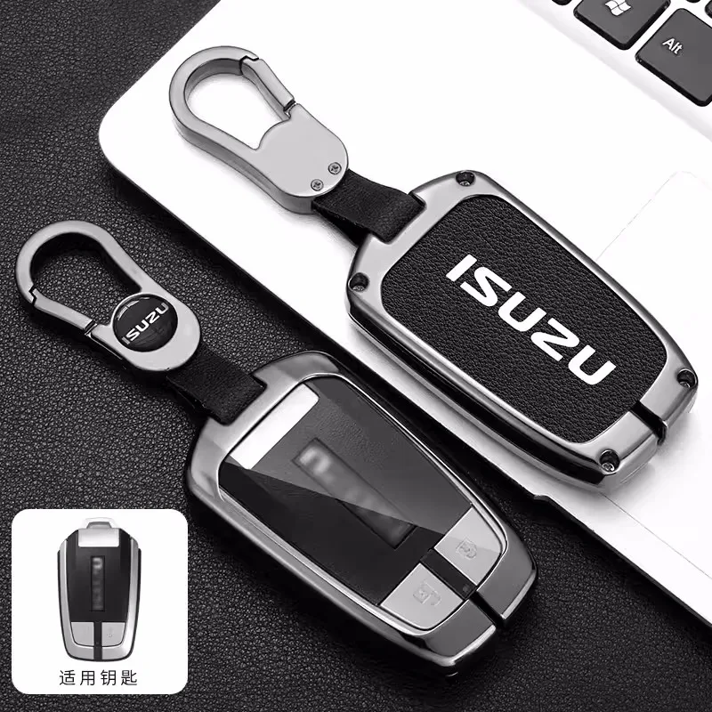 Кожаный чехол для грузовика Isuzu Интеллектуальный Автомобильный ключ дистанционного управления MUX DMAX 2015 2016 2017 2018 2019