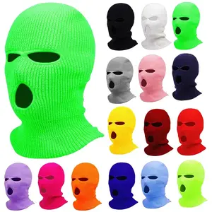 Eye Holes Ski Face Mask Balaclava Warm Beanies Personalized Embroidery Party Mask Winter Hats For Women Hip Hop Caps AliExpress