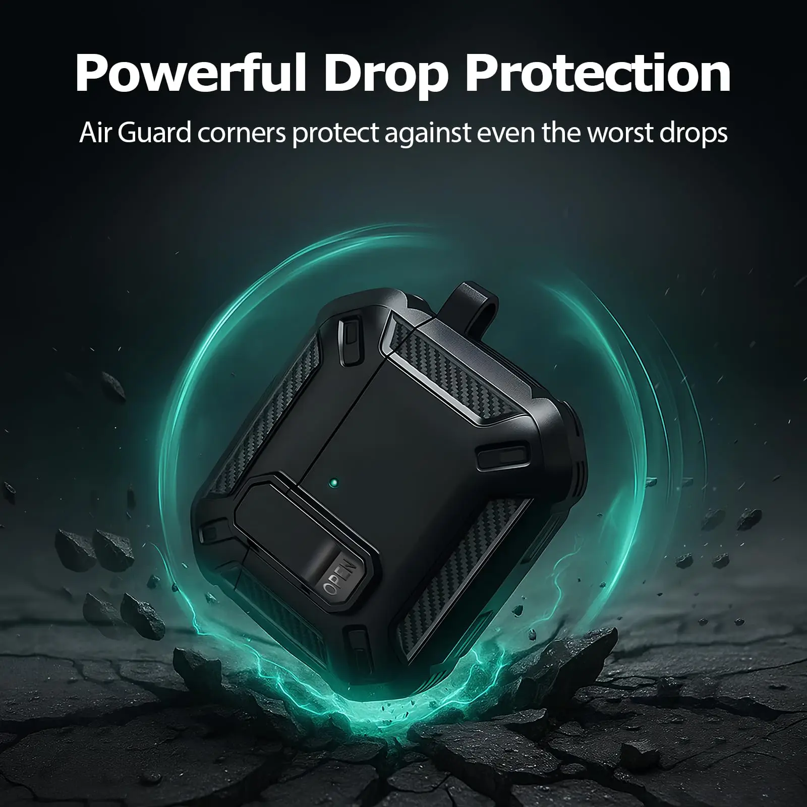 2025 for Airpods Pro 3 Secure Lock Earphone Case Shockproof Hard Shell Full Protective Cover with Cleaning Pen for AirPods Pro 3 image 2