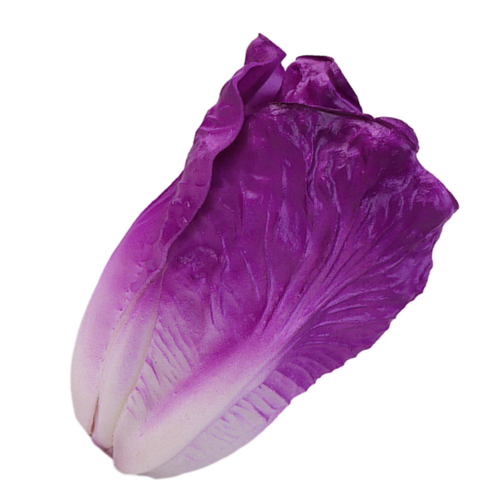 

Simulated Plant Purple Lettuce Fake Plants Faux Vegetable Photo Props Ornaments
