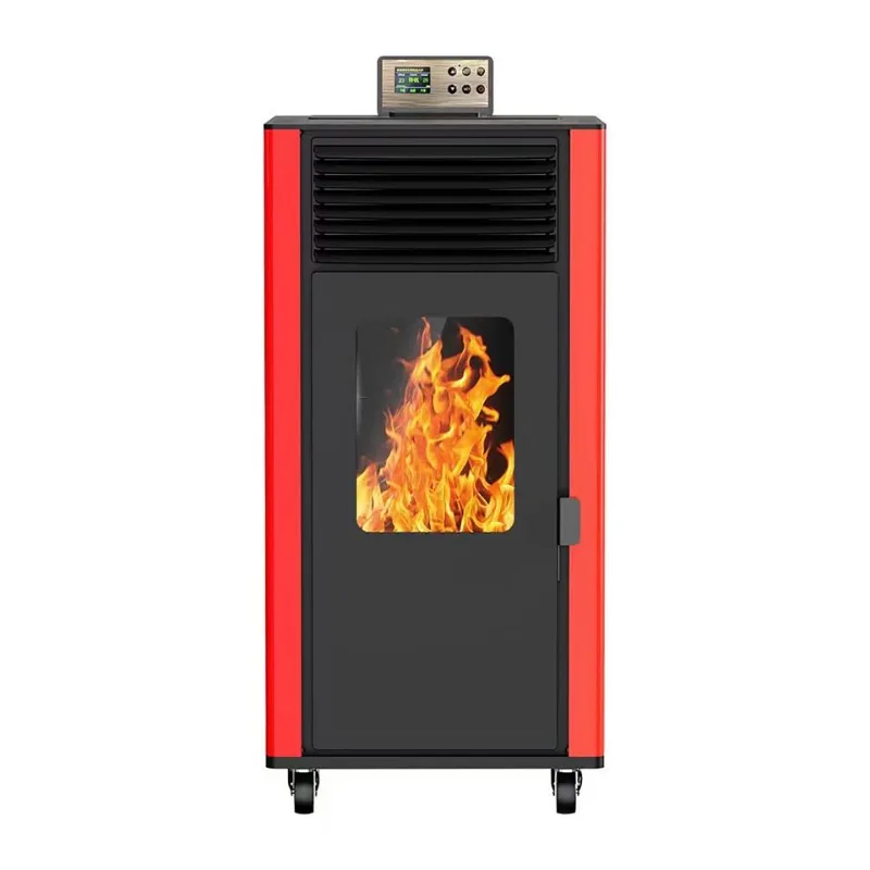 New type of winter biomass pellet heating furnace, household indoor environmentally friendly burning fuel firewood intelligent