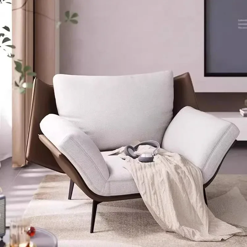 Fotel do sypialni Leżak Stołek barowy Komoda do pokoju Meble do salonu Nowoczesny akcent Nordic Leniwa Sofa Fauteuil High Gold LT