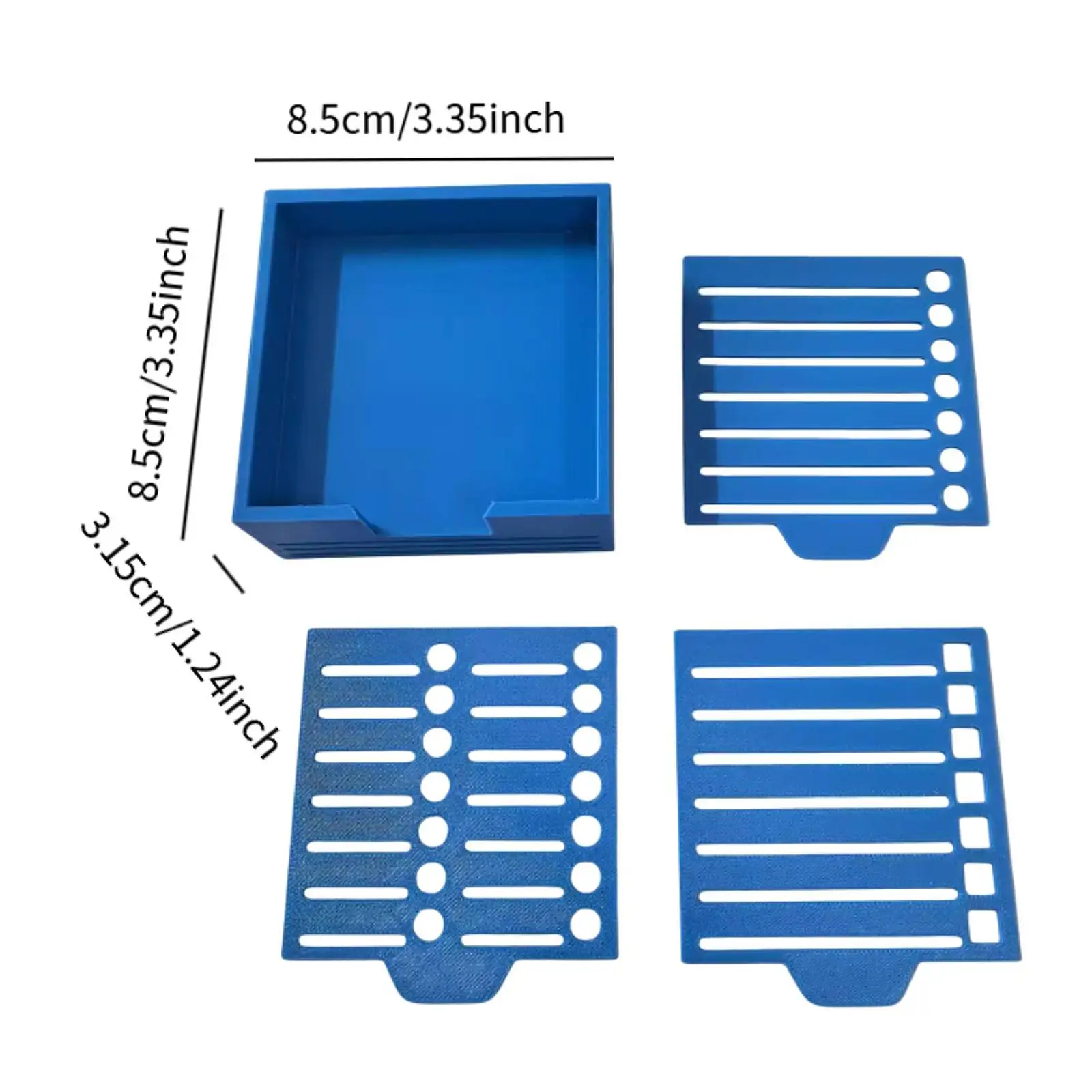 教室用ステンシルノートホルダー付きメモ用紙収納ボックス