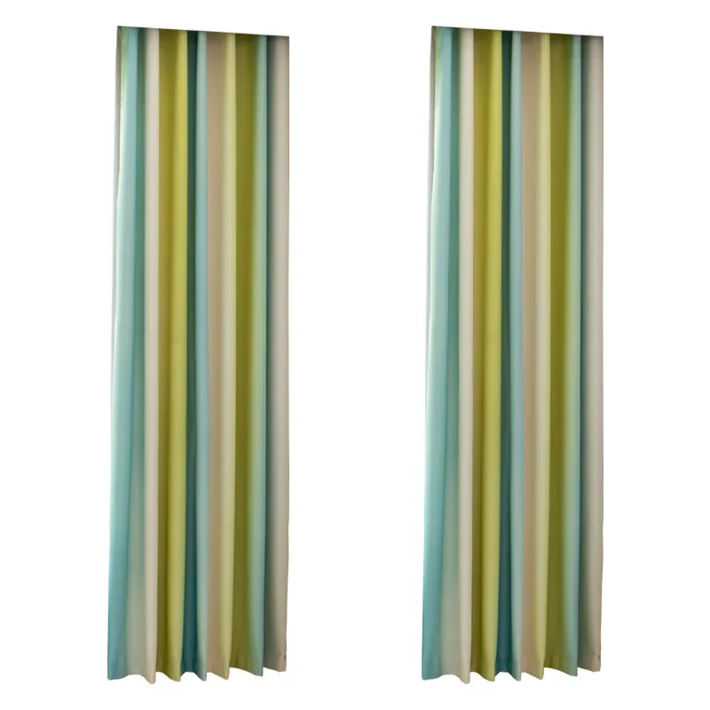 Colorful Striped Blackout Curtains, Classic Vertical Striped Curtains for Bedrooms Curtains for Living Dining Room Bedroom