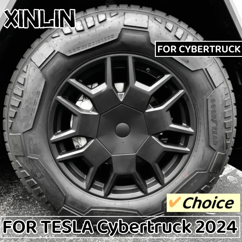 Coprimozzo ruota 4 pezzi per Tesla Cybertruck 2024 coprimozzo ruota di ricambio per prestazioni automobilistiche accessori per copertura completa